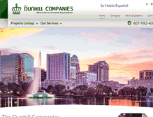 Tablet Screenshot of dunhill.net
